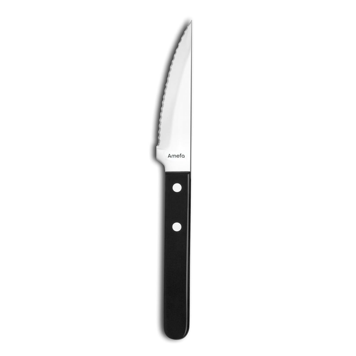 Amefa Steak Jumbo Pizza Noir - Set 6 couteaux steaks