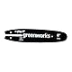 Greenworks Führungsschiene für Kettensäge (20cm Oregon bar passend für Kettensägen der 24 V und 40 V Greenworks Serie)