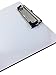 Clipboard Dry Erase Surface 9'' x 12.5'' Letter Size Low Profile Clip Whiteboard Single (Pack of 1)
