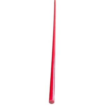 2pcs 6mm Glass Fiber Rod, High Temperature Resistance Solid Fiberglass Bar, Length 500mm White FPR Fiberglass Round RodRed