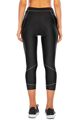 4ucycling Women Premium 3D Padded Breathable Cycling Tights, Running Pants, Women's Recreation Pants