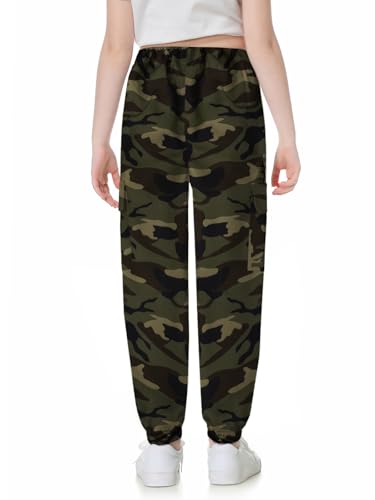 Image of SANGTREE Girls & Womens Printing Cargo Jogger Pants,6 Years - Women 2XL