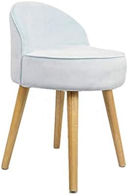 ACQUIRE Modern Minimalist Makeup Chair Nail Chair Solid Wood Back Dressing Stool Bedroom Living Room Sofa Chair Dining Chair (Color : D)