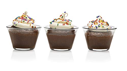 Libbey Just Baking Glass Cupcake Baking Dish Set with Plastic Lids, Set of 12