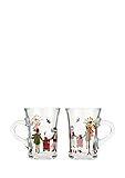 Lieferumfang: Weihnachts-Hot Drink Glas 26 cl 2 Stück aus Glas
