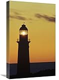  Global Gallery Cape du Couedic Faro al Tramonto, Flinders Chase NP, Kangaroo Island, Australia-Canvas Art-13,86\
