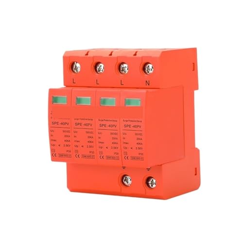 Parafoudre photovoltaïque solaire PV 500VDC dispositif surtension 3P SPD