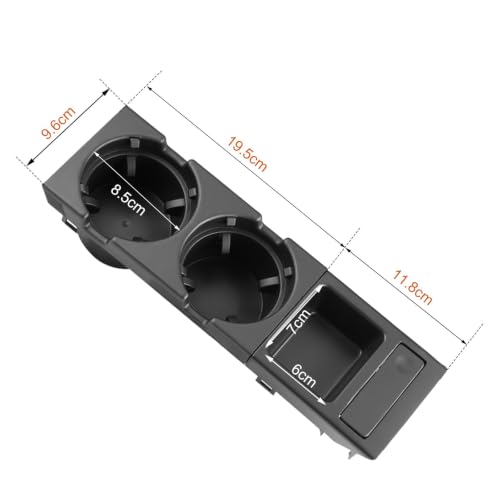 Porte gobelet console centrale BMW E46 évite les boissons renversées - 7