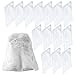 15 Pcs Sac A Chaussures en Tissu 35 * 48cm Grand Sac Rangement Chaussures Cordon Voyage Pochette De Chaussures Housse Chaussure Valise pour Protection Chaussure Rangement Transport Camping (Blanc)