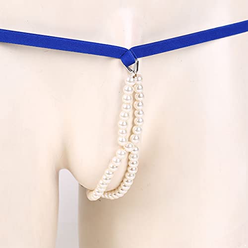 Sexy Damen Ouvert String Tanga von Nimiya mit Perlen Ketten – Bild 6