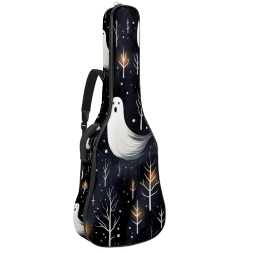 Housse pour guitare basse imperméable idéale trajet studio motif Halloween