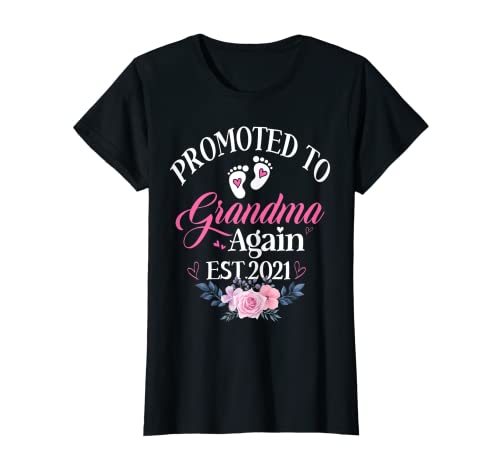Mujer Ascendido a la abuela otra vez Est 2021 - Primera vez abuela Camiseta