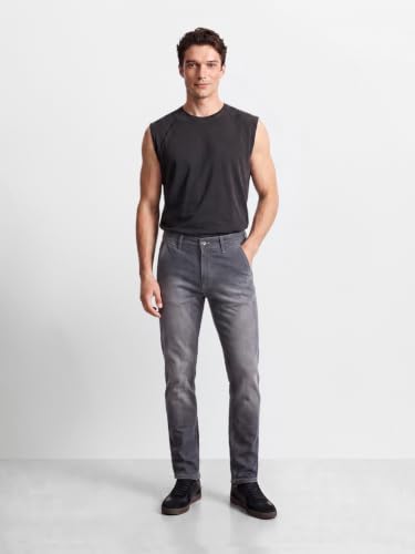 Image of THE INDIAN GARAGE CO Men Slim Fit Solid Mid-Rise Jeans