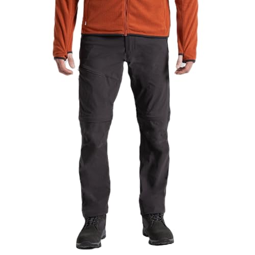 Craghoppers Men's Insect Shield Pro Convertible Pant III | Insect Protection for Travel, Hiking and Outdoors, Black Pepper, 30 x 31