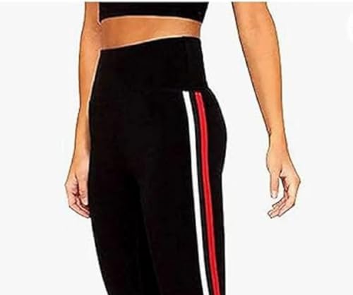 Image of Women's 3 /4th Length Super Stretch Sports Leggings | Snug Fit | Moisture-Wicking | Activewear | Gym | Yoga | Running | Exercise | Fashionable | Trendy Jeggings