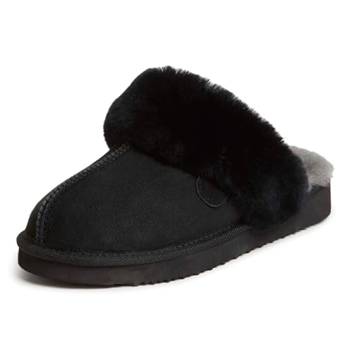 Image of Fireside by Dearfoams womens Sydney Genuine Shearling Scuff