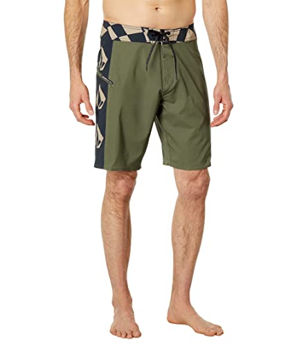 Volcom Surf Vitals Yago Dora Mod 19' Boardshorts, Militar, 75