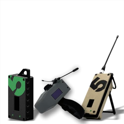 Spec5 Camping Bundle – Meshtastic GPS Devices | Copilot, Mini Trekker & Trekker Bravo | LoRa Off-Grid Communication | Reliable, Secure & Works Without Cellular Signal/WiFi (Desert Sand, Black & Gray)