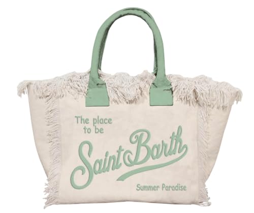 Sac Vanity 1053 EMB Saint Barth pour femme en toile brodée