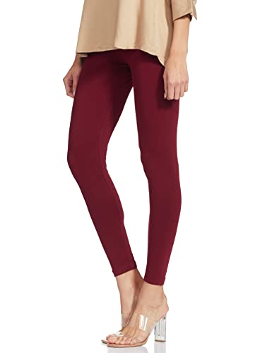 Image of GO COLORS Women Slim Cotton Leggings
