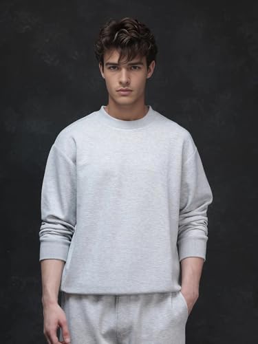 Image of Rare Rabbit Boxy fit Plain Sweatshirt