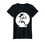 Corredor de dibujos animados Chica Atleta para Niñas Camiseta