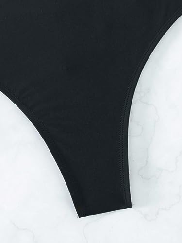 SOLY HUX Women's Criss Cross Cut Out Back Bikini Bottoms Swimsuit Beachwear4