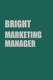 Photo Gallery bright marketing manager gift notebook lined journal: gift for marketing manager; book or diary Photo Gallery bright marketing manager gift notebook lined journal: gift for marketing manager; book or diary