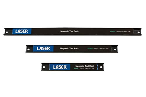Soporte para herramientas magnético Laser Tools 7805 organizador de pared 3pc