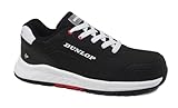 DUNLOP Zapato de Seguridad S3 STORM Black Piel Nobuk, Puntera Fibra de Vidrio - DL0201067