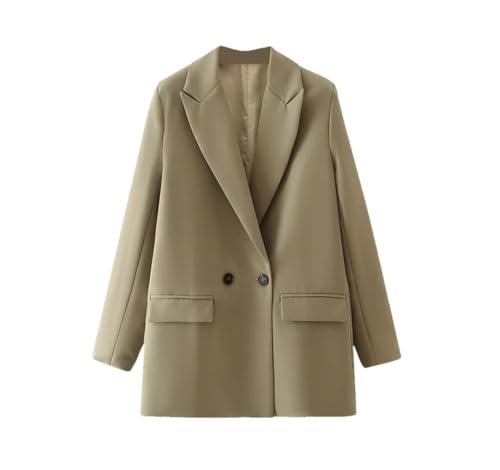 Blazer décontracté pour femme veste manches longues vêtements extérieur M