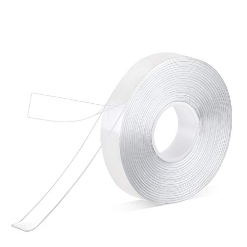 Double Sided Tape Heavy Duty - 0.5 10  Acrylic Strong Adhesive Removable Double Sided Mounting Tape Clear for Carpet Fix Home Office Wall DIY Crafts Poster LED Lights Car Glass Decor (0.5 )