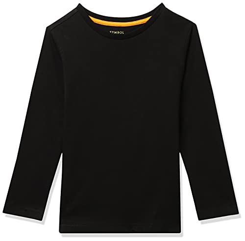 Image of Amazon Brand - Symbol Boy's Solid Regular Fit T-Shirt