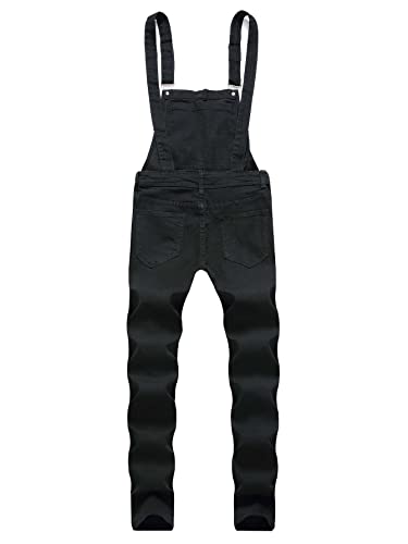 mens cargo pants relaxed fit Cotton Ripped Zipper Denim Plain2