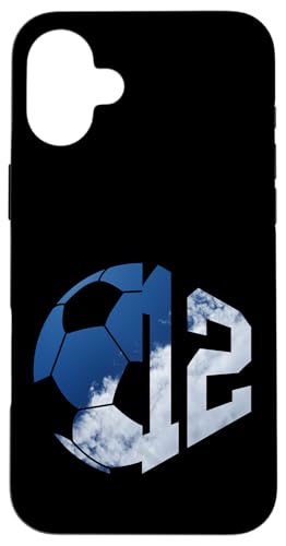 NUMBER 12 YEARS FOOTBALL 12TH BIRTHDAY �X�}�z�P�[�X iPhone 16 Plus �p