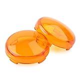 Taille: 50 mm * 59 mm Bacar Protection de clignotant de moto, cache de clignotant jaune, accessoires Pour Dyna pour Electra Fat Boy Tri Glide modèle jaune