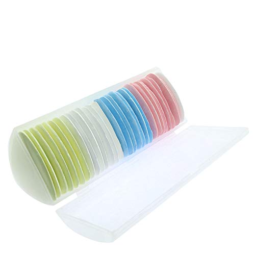 NX Garden Fabric Tailor's Chalk 30PCS Mixed Color Professional Tailors Chalks Triangle Fabric Patchwork Marker Clothing Pattern DIY Sewing Tool Needlework Accessories with Protective Box