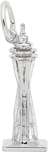 Rembrandt Seattle Space Needle Charm - Metal - Sterling Silver