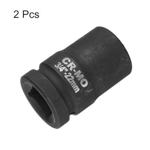 Douille à choc 12 points uxcell de 22 mm de qualité supérieure