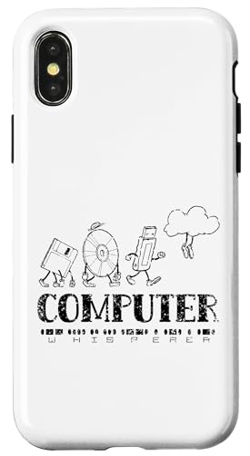 Computer Whisperer �R�[�f�B���O�R�[�_�[ �v���O���~���O�v���O���}�[ �X�}�z�P�[�X iPhone X/XS �p