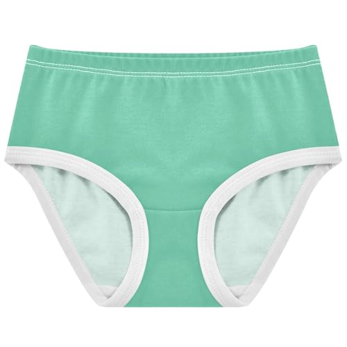 Joisal Aquamarine Green Girls Underwear Toddlers 2t Cotton Panties Little Girl Fancy Briefs Kids Undies - Main Image