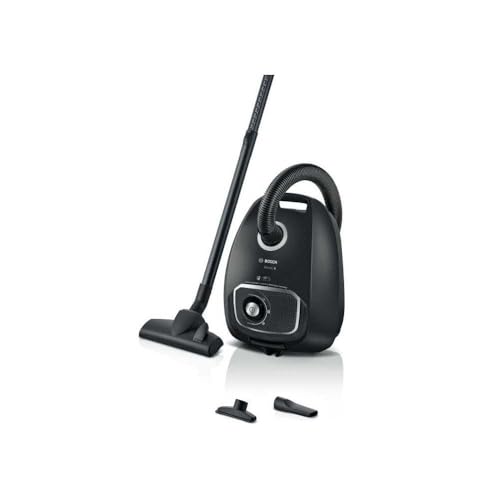BOSCH Serie 4 BGB41BA1 - Aspirateur traineau sac - Rayon d'action 11 m - Capacité sac 4L - 75 dB - 700 W - Noir