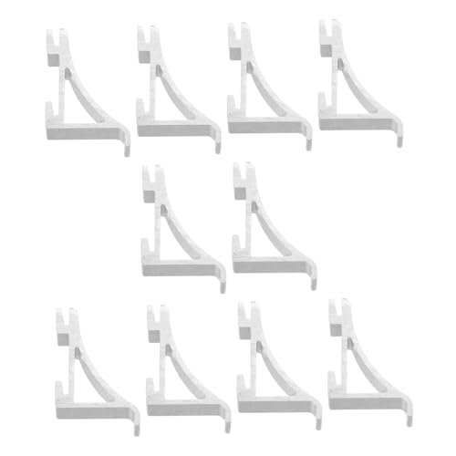 Sewroro 10 Piezas Soporte de Estante de Refrigerador de Clips para Estantes de Congelador Clip de Sujeción para Refrigeradores de Estabilizadores Multiusos para Refrigeradores y Gabinetes
