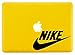Nike Swoosh Logo Black SK8/Surf/Snow/Water/Bike/Brands Automotive Decal/Bumper Sticker