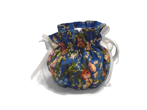 Pretty Floral on Blue 6 Cup Reversible Tea Pot Cozy