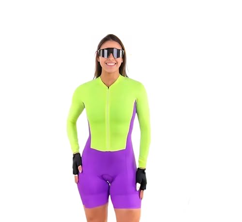 Combinaison sweat body cyclisme femmes manches longues pour le sport
