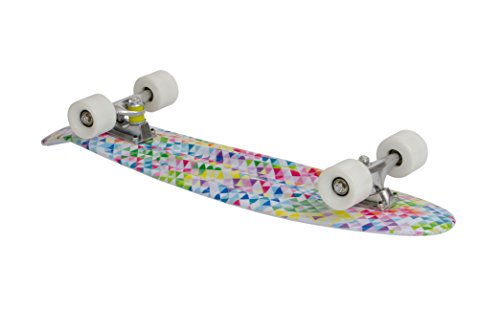 MoBoard 27" Inch Graphic Complete Skateboard (White/Mosaic - White) - Thumbnail 2