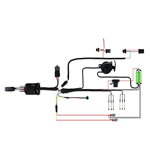 Image of NTHREEAUTO UTV Turn Signal Kit with Horn, Pre-Wired, Plug and Play UTV ATV LED Blinker with Rocker Switch, Hazard Light, Universal Street Legal Kit Compatible with Polaris, Ranger RZR XP Turbo