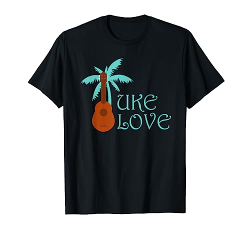 Mahalo Aloha Hawaiian Acoustic Ukulele Uke Love T-Shirt