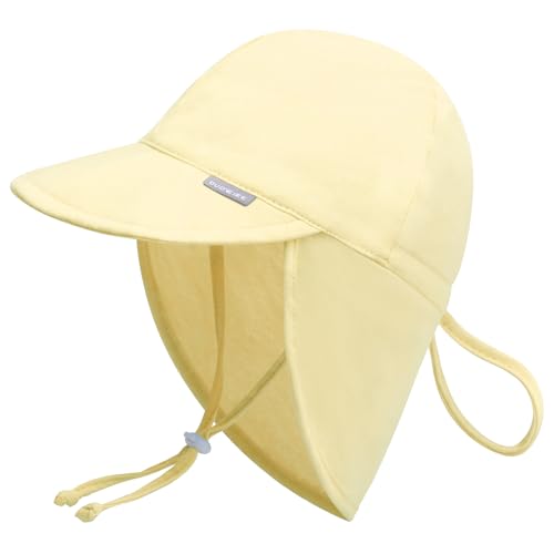 Image of Duoyeree UPF 50+ Baby Sun Hat with Ear and Neck Protection - Toddler Beach Hat for Boys & Girls - Ideal for Summer Fun